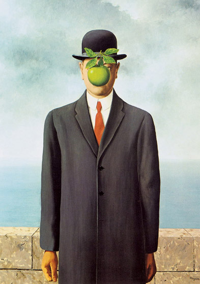 The Son of Man by Rene Magritte Greetings Card
